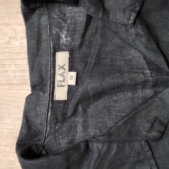 FLAX Collared Top - Picture 3 of 4